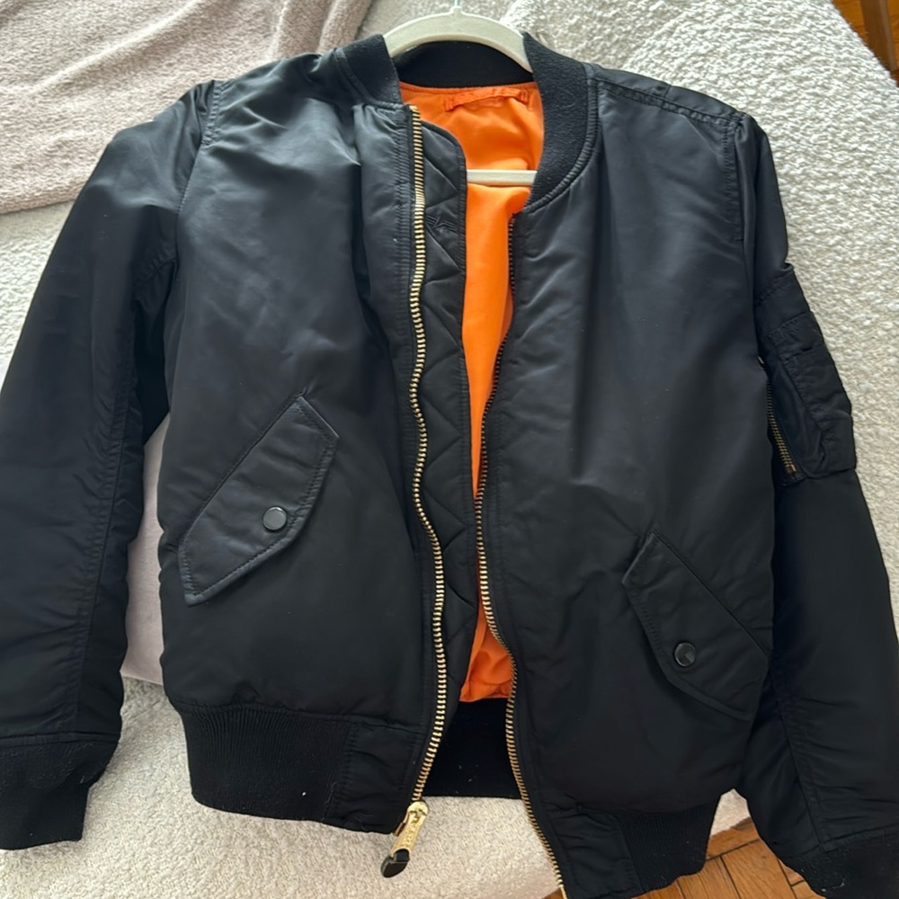 Alpha Industries Black Bomber Jacket